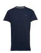 Ss Logo Tee Tops T-Kortærmet Skjorte Navy Hackett London