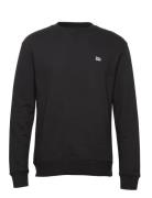 Plain Crew Sws Tops Sweatshirts & Hoodies Sweatshirts Black Lee Jeans