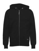 Centre Zip Hoodie Sport Sweatshirts & Hoodies Hoodies Black Björn Borg