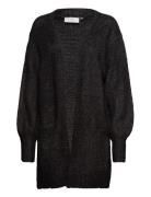 Kaalioma Knit Cardigan Tops Knitwear Cardigans Black Kaffe