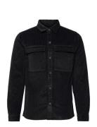 Utility Shirt Tops Overshirts Black Revolution