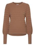 Onlfaye Life L/S Pullover Knt Noos Tops Knitwear Jumpers Brown ONLY