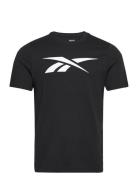 Gs Vector Tee Tops T-Kortærmet Skjorte Black Reebok Performance