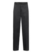 Cmshine-Pa-Wideleg Bottoms Trousers Wide Leg Black Copenhagen Muse