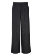 Cuachena Pants Bottoms Trousers Straight Leg Black Culture