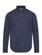 Men`s Shirt Ls Tops Shirts Casual Blue Garcia