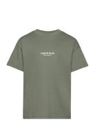 Jorvesterbro Tee Ss Crew Neck Noos Jnr Tops T-Kortærmet Skjorte Khaki ...