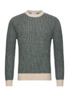 Slhrai Ls Knit Crew Neck Noos Tops Knitwear Round Necks Khaki Green Se...