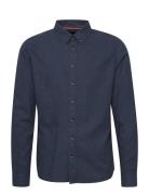 Bhburley Shirt Tops Shirts Casual Navy Blend