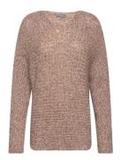 Frspotta Pu 2 Tops Knitwear Jumpers Brown Fransa