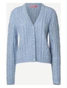 Verena Tops Knitwear Cardigans Blue Custommade