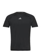 Adidas Gym+ Training T-Shirt Sport T-Kortærmet Skjorte Black Adidas Pe...