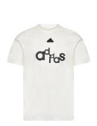 Bl Sj T Q1 Gd Sport T-Kortærmet Skjorte White Adidas Sportswear