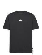 M Ce Q1 T Sport T-Kortærmet Skjorte Black Adidas Sportswear