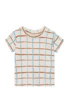 Sgjared Check Ss Tee Tops T-Kortærmet Skjorte Multi/patterned Soft Gal...