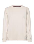 Track Top Tops Sweatshirts & Hoodies Sweatshirts Cream Tommy Hilfiger