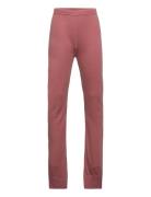 Leggings - Solid Bottoms Leggings Pink CeLaVi