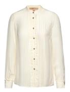 Rfl Button Down Blouse Tops Blouses Long-sleeved White Michael Kors