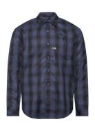 Bristum 2.0 Slim Shirt L\S Tops Overshirts Navy G-Star RAW