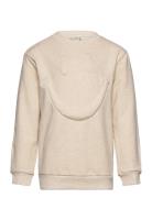 Sweatshirt Ls Tops Sweatshirts & Hoodies Sweatshirts Beige Minymo