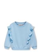 Kmgnew Ofelia L/S Frill O-Neck Ub Swt Tops Sweatshirts & Hoodies Sweat...