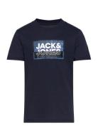 Jcologan Ss24/25 Tee Ss Crew Neck Ss Jnr Tops T-Kortærmet Skjorte Navy...