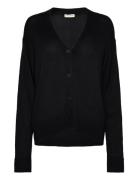 Athena Cardigan Oat Tops Knitwear Cardigans Black Movesgood