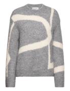 Intuitio Rappu Tops Knitwear Jumpers Grey Marimekko