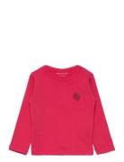 T-Shirt Longsl Tops T-shirts Long-sleeved T-Skjorte Red Sofie Schnoor ...