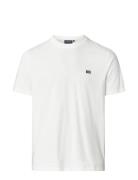 Max Classic Organic Cotton Tee Tops T-Kortærmet Skjorte White Lexingto...