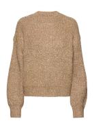 Mschellemina Pullover Tops Knitwear Jumpers Beige MSCH Copenhagen