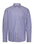 Bs Terry Modern Fit Shirt Tops Shirts Business Blue Bruun & Stengade