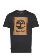 Stack Logo Short Sleeve Tee Black/Wheat Boot Designers T-Kortærmet Skj...