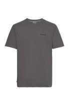 Overdyed Logo Loose Tee Sport T-Kortærmet Skjorte Grey Superdry Sport