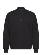 Nedro Tops Sweatshirts & Hoodies Sweatshirts Black HUGO BLUE