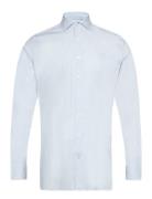 Essential Stretch Pop Tops Shirts Business Blue Hackett London