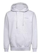 Heavyweight Organic Logo Hoodie - Ash Tops Sweatshirts & Hoodies Hoodi...