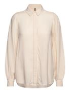 Sc-Radia Tops Shirts Long-sleeved Beige Soyaconcept