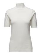 Lima Rullekrave Strik Tops Knitwear Turtleneck White Minus