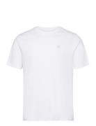 Loke Badge T-Shirt - Regenerative O Tops T-Kortærmet Skjorte White Kno...