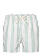 Slhdane-Aop Swimshorts Badeshorts Green Selected Homme