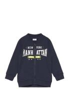 Nmmbove Ls Swe Card Unb Pb Tops Sweatshirts & Hoodies Sweatshirts Navy...