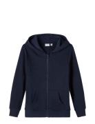 Nkmnesweat Card W Hood Bru Noos Tops Sweatshirts & Hoodies Hoodies Nav...