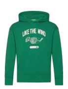 Sweater W/Hood Tops Sweatshirts & Hoodies Hoodies Green United Colors ...