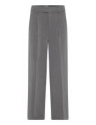 Kasolvej Wide Pants Hw Bottoms Trousers Wide Leg Grey Kaffe