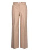 Slfeliana Hw Wide Pant N Noos Bottoms Trousers Suitpants Brown Selecte...