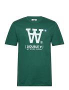 Ace Big Logo & Badge T-Shirt Tops T-Kortærmet Skjorte Green Double A B...