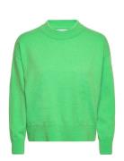 Knit With Round Neck Tops Knitwear Jumpers Green Coster Copenhagen