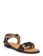 Sandals - Flat - Open Toe - Op Shoes Summer Shoes Sandals Brown ANGULU...