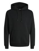 Jjebradley Sweat Hood Noos Tops Sweatshirts & Hoodies Hoodies Black Ja...